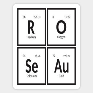 Roseau | Periodic Table Sticker